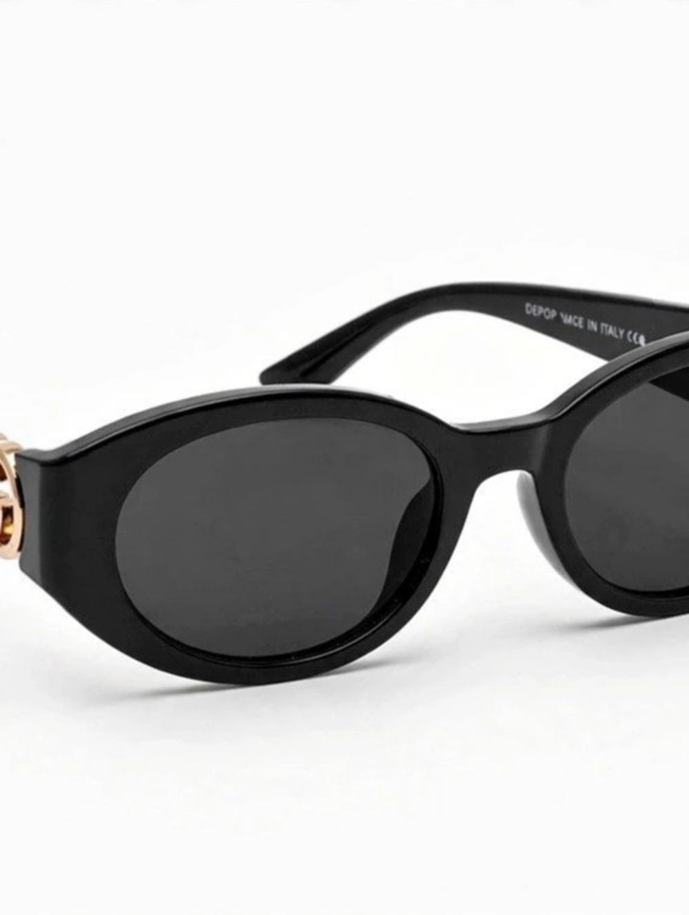 Gucci Interlocking G Oval Sunglasses Black GG1660S